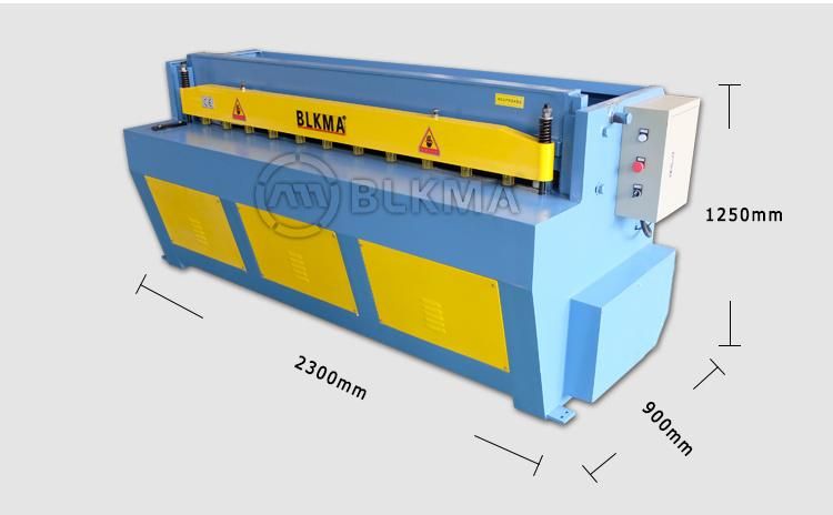 Square HVAC Duct Blkma Galvanized Metal Sheet Shearing Machine