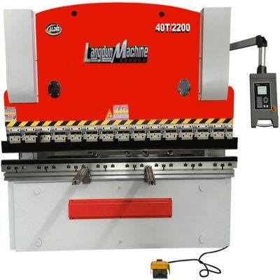 Sheet Metal Bending Machinery Wc67y-40t/2200 Hydraulic Bender Plate Stainless Steel Mini Press Brake Machine