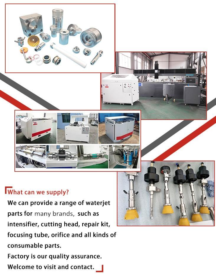 Abrasive Waterjet Cutting Machine with Intensifier Pump for Sale