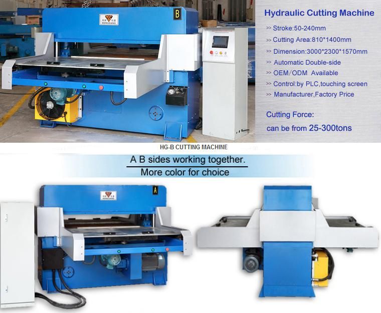 China Supplier Hydraulic Juice Plastic Packaging Press Cutting Machine (hg-b80t)