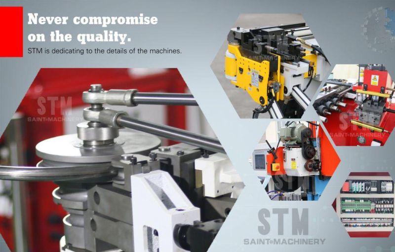 High Quality Automatic Single-Head Straight Punching Two-Station Tube End Forming Machine (TM60-5)