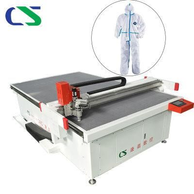 High Quality CNC Multi Layer Fabric Cloth Leather Oscillating Knife Cutting Equipment for Sale