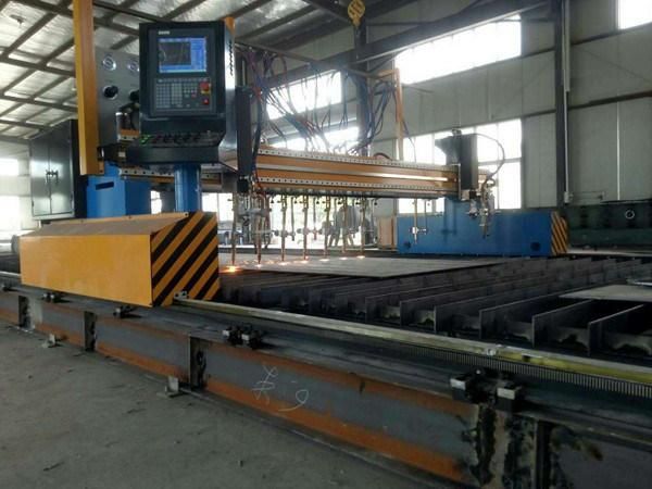 H Beam Steel Plate Sheet Web and Flange Edge Beveling Cutting Machine