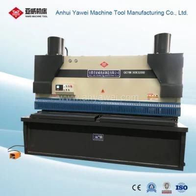 Mechanical Guillotine Shear Machine From Anhui Yawei with Ahyw Logo for Metal Sheet Cutting