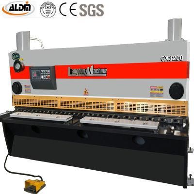 QC11K-6X2500 Guillotine Shear Metal Sheet Foot Operated Pedal Shearing Machinesales of Hydraulic CNC Plate Shears