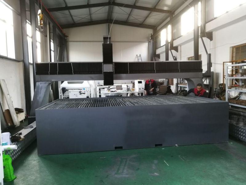 Abrasive Waterjet Cutting Machine with Intensifier Pump for Sale