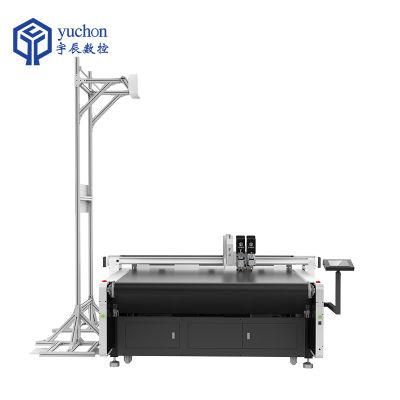 Yuchon Yc-1625A Automatic Fabric Upholstery Cloth Leather Cutting Machine with Projector System