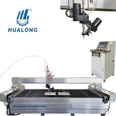 Linear Guide Rail Plastic Film Packed Waterjet Cutting Machine