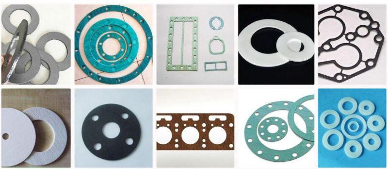 Oscilalting Knife Automatic CNC Cutting Machine Cutter Flatbed Rubber Ring Asbestos Graphite Gaskets Industry