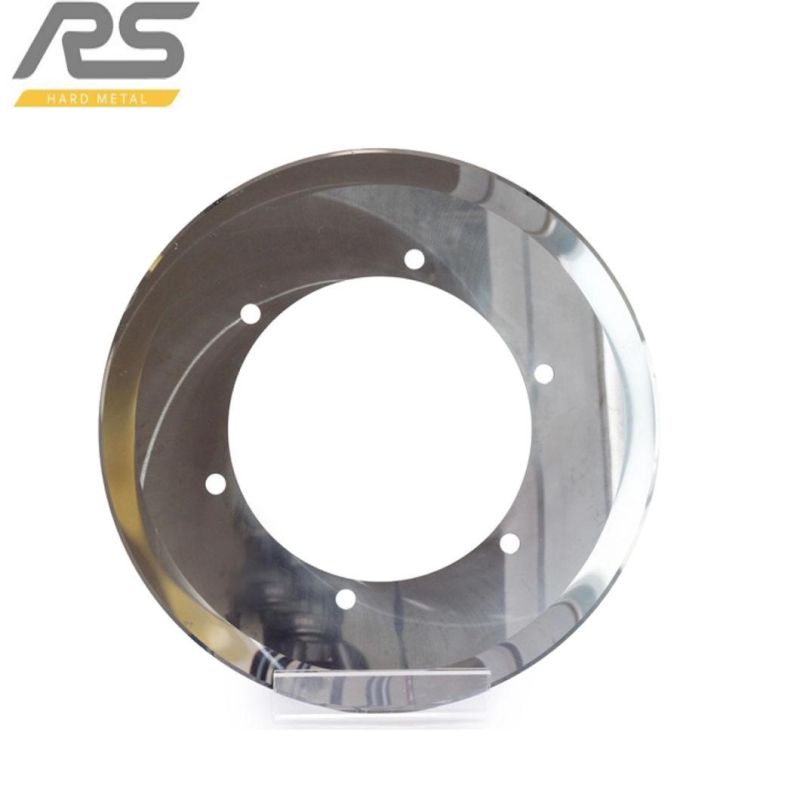 110mm Diameter Tungsten Carbide Disc Cutting Blade for Paper Machine Tool