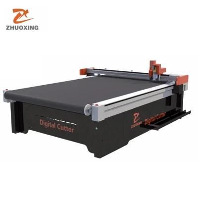 Car Mat Cutting Machine Household Mat Flatbed Digital Cutter Zhuoxing Factory