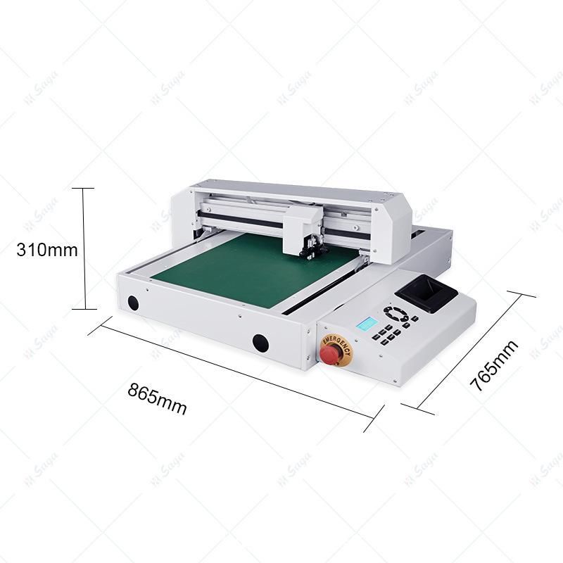 Optaical Sensor Auto Positioning Cut and Crease Flatbed Die Cutter.