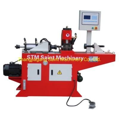 Automatic Straight Punching Three-Station Tube End Forming Machine for Metal Material Tube Pipe