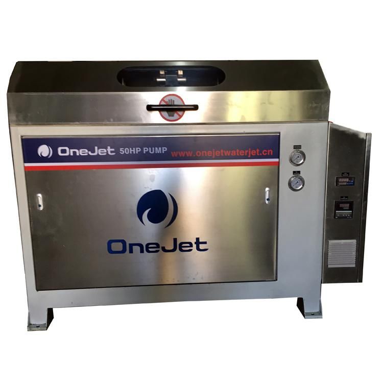 Onejet Waterjet Cutting Machine for Slabs Marble Ceramic 45 Degrees Beveling Cutting