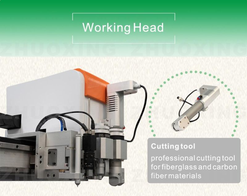 PVC/Hypalon Inflatable Fiberglass PVC Coated Fabric Cloth Mat Cutting Digital High Speed Cutter Machine