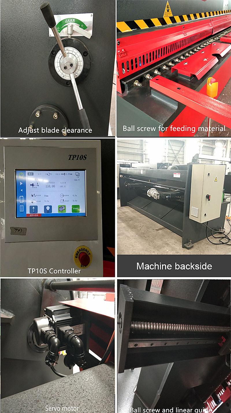 QC12y-4X6000 CNC Hydraulic Swing Beam Shear Machine Cutting Machine