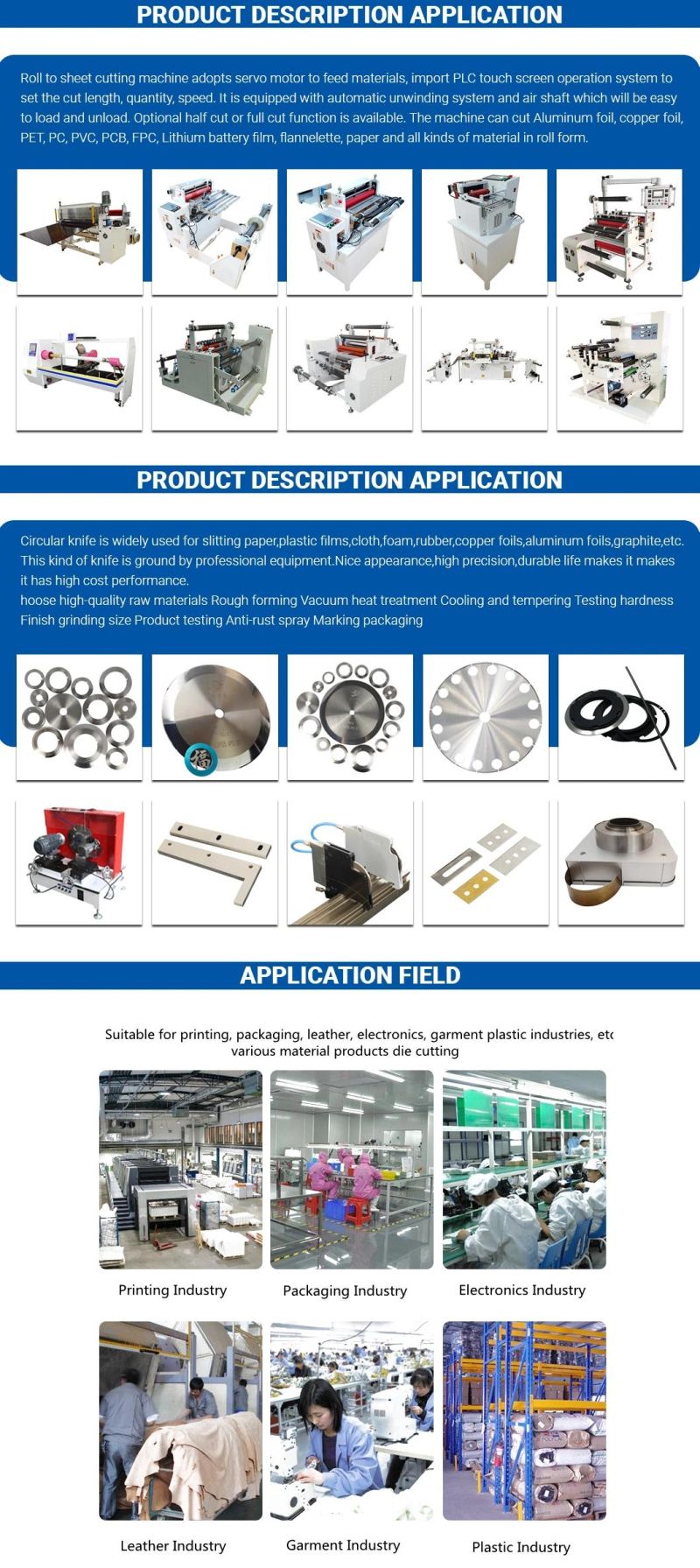 Automatic PVC Foil Roll to Sheet Cutting Machine