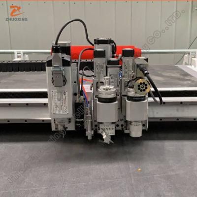 High Speed Leather Cutting Machine with Oscillating Knife CNC