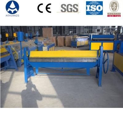 1.5*2000mm Factory Directlysale Metal Sheet Manual Tdf Flange Folding Machine