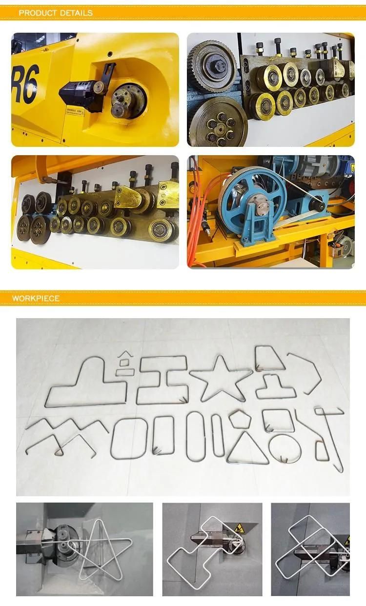 Factory Price CNC Automatic 4-12mm Steel Wire Stirrup Bender Reinforcing Rebar Stirrup Bending Machine