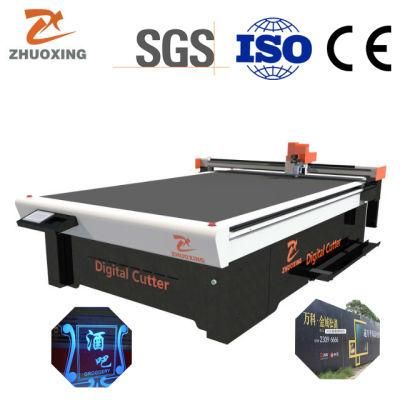 Professional Supplier CNC Advertising Equipment Zhuoxing Oscillating Knife Cutting Machine