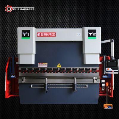 12mm Carbon Sheet Hydraulic 4 Meters Metal Bending Machine 4 Axis CNC 400t Press Brake for Sale