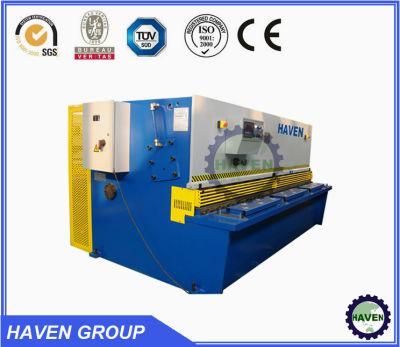 Hydraulic plate cutter, CNC swing beam or guillotine shearing machine QC11Y-16X3200