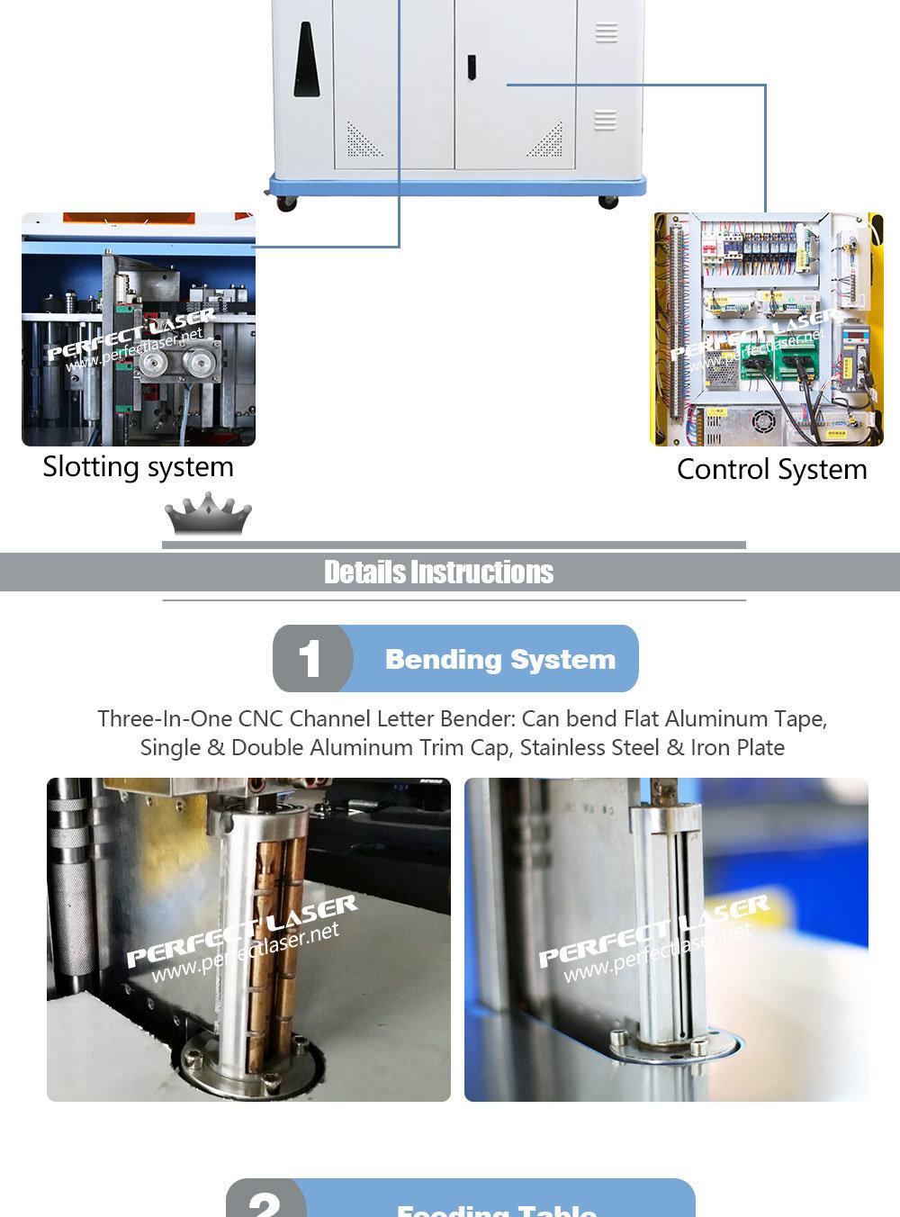 Stainless Steel Aluminum Profile CNC Channel Letter Bending Machine for Aluminum