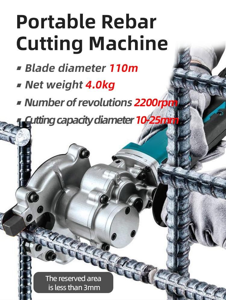 Portable Low Price Electric Hydraulic Bar Cutter Rebar Cutting Machine