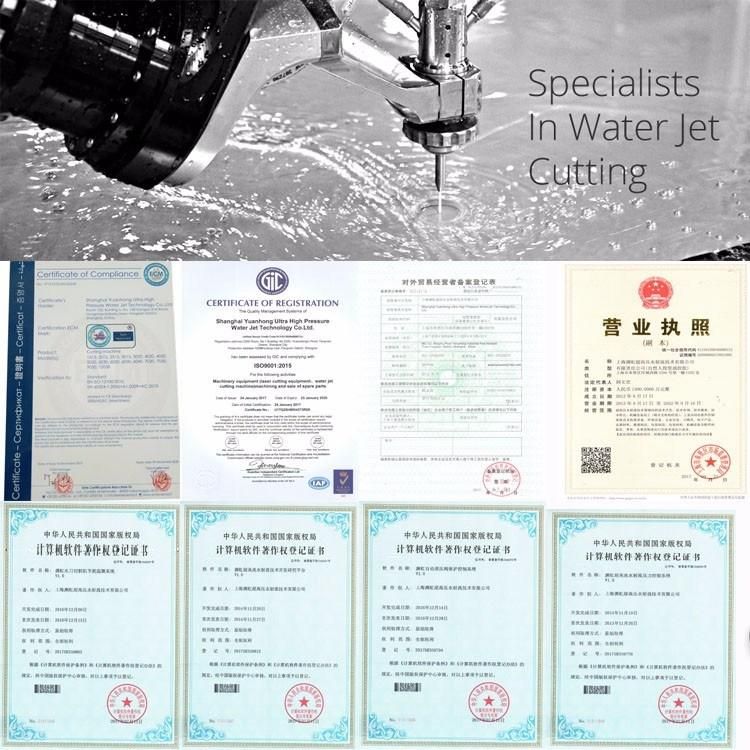 Water Jet Cutting Machine 60K Pure Water Cutting Head 012511-1