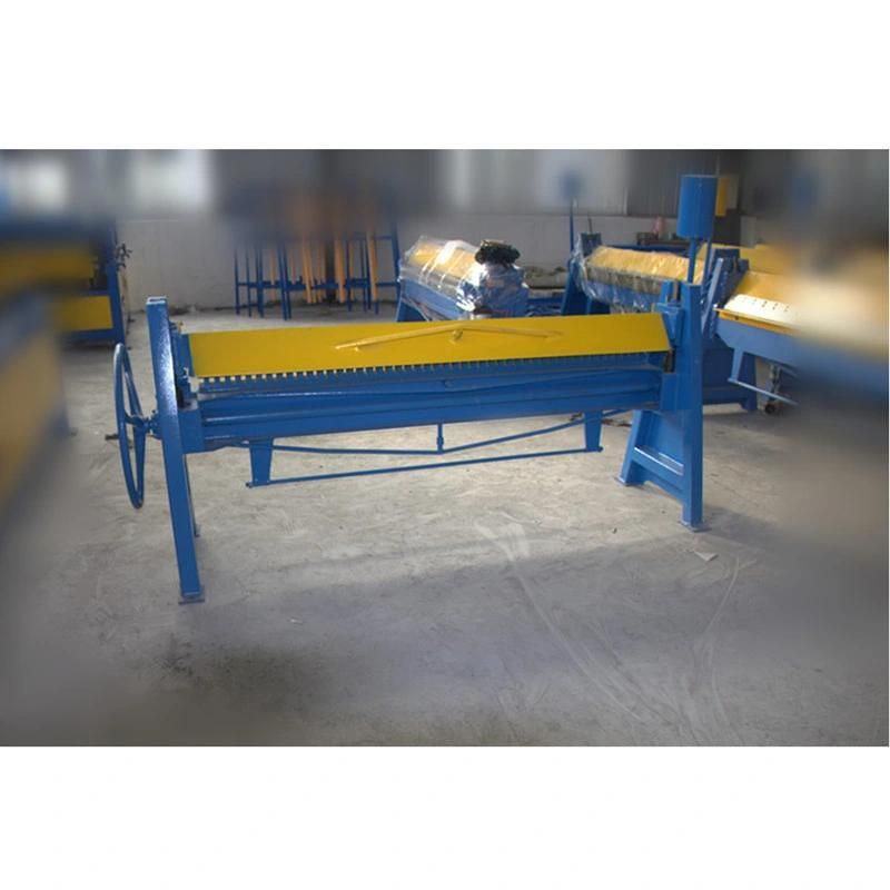 Duct Machine 1.5 mm Manual Plate Folding Machine for Steel Sheet Bending