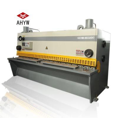 Anhui Yawei 8X3200 E21 Power Plate Guillotine Shearing Machine Factory