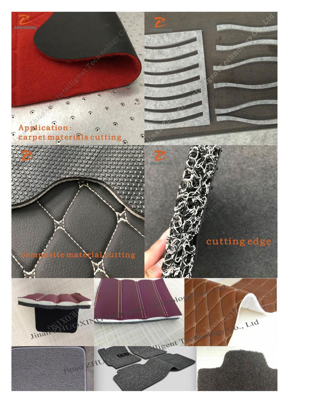 Digital Osciallating Knife Cutting Machine Rubber/PVC/Fabric/Leather Carpet Mat