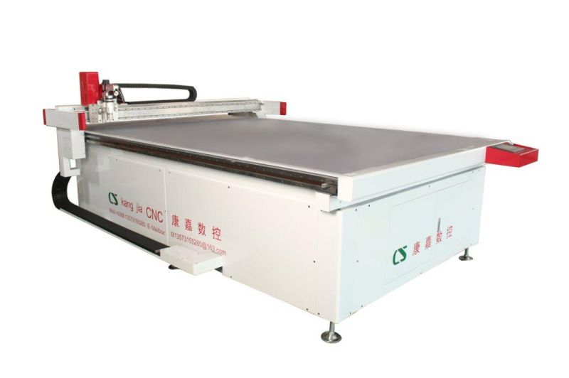 Hot Seller High Precision Oscillating Knife Corrugated Cardboard Packing Box Cutting Machine for Advertising Industry