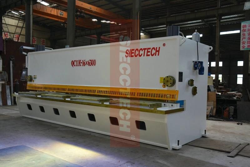 Siecc High Precision Sheet Metal Electric Motor Driven Plate Shearing Machine for Sale