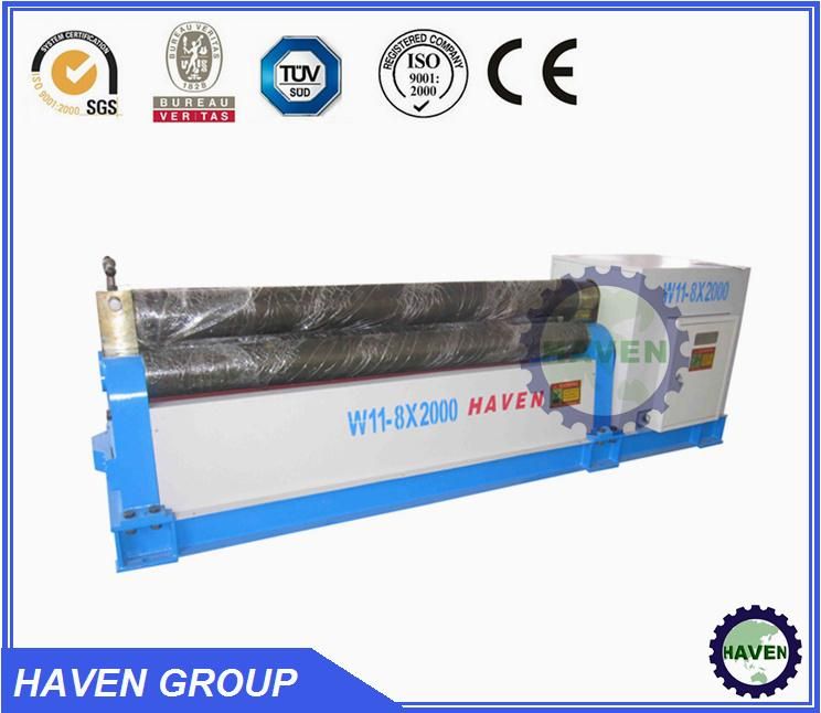 mechnicial three rollers plate bending machine W11-10X2500