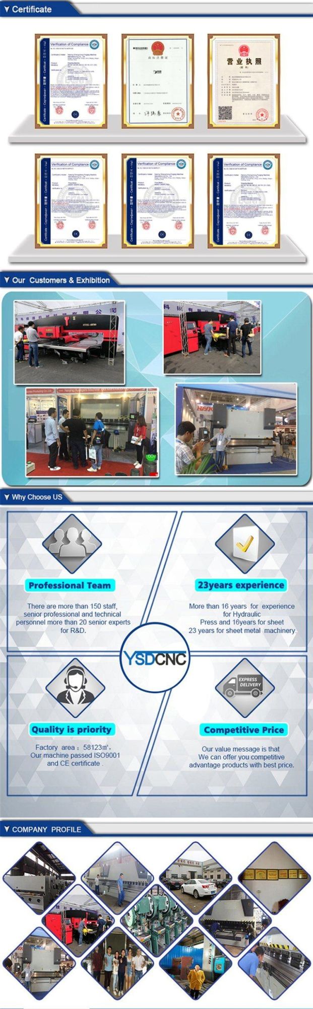 200 Ton/3200 Electro-Hydraulic Servo CNC Press Brake