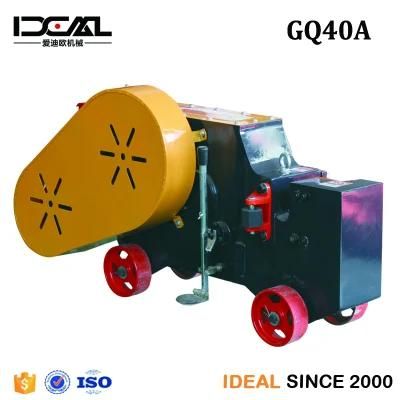 Gq40A CNC Automatic Bar Cutter 6-28mm New Type Steel Wire Cutter Machine Electrical Three Phase Steel Bar Cutting Machine