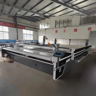 Yuchon Medical Isolation Protective CPE Suits Cutting Machine Oscillating Knife Cutting Machine CNC Fabric Cutter