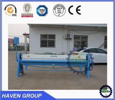 WH06-2.5X1220 Manual Type Steel Plate Folding and Bending Machine