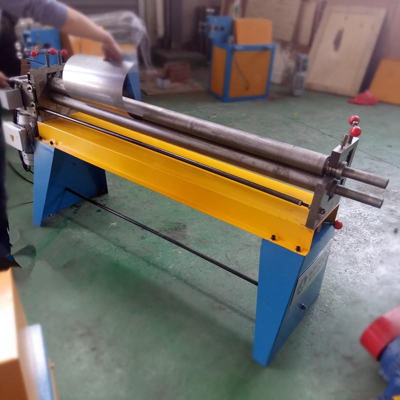 1.5m Electric Asymmetrical 3-Roller Bending Machine for Round Duct