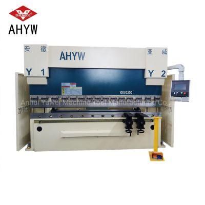 CNC Hydraulic Bending Machine (YWB-100T*3200) with Esa S640 Controller