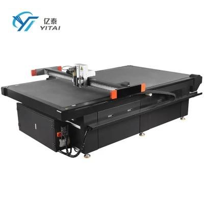 Mini Digital Flexo Printing Stickers Machine and Die Cutting PVC Profile Cutting Machine with Digital Measuring Stop