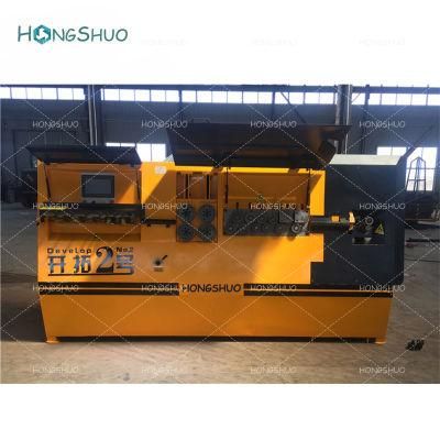 Latest Design Runs Smoothy/ Easy Operate Energy-Saving/CNC Control Rebar Stirrup Bending Machine