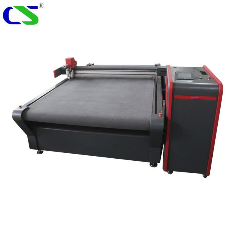 Car Uphostery Automatic Oscillating Knife Car Floor Mats Cutting Machine with Belt Transmission