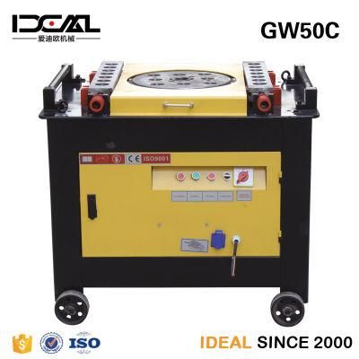 4kw 400mm Rebar Bender Gw50 Good Price Automatic Universal Rod Bar Bending Machine for Sale