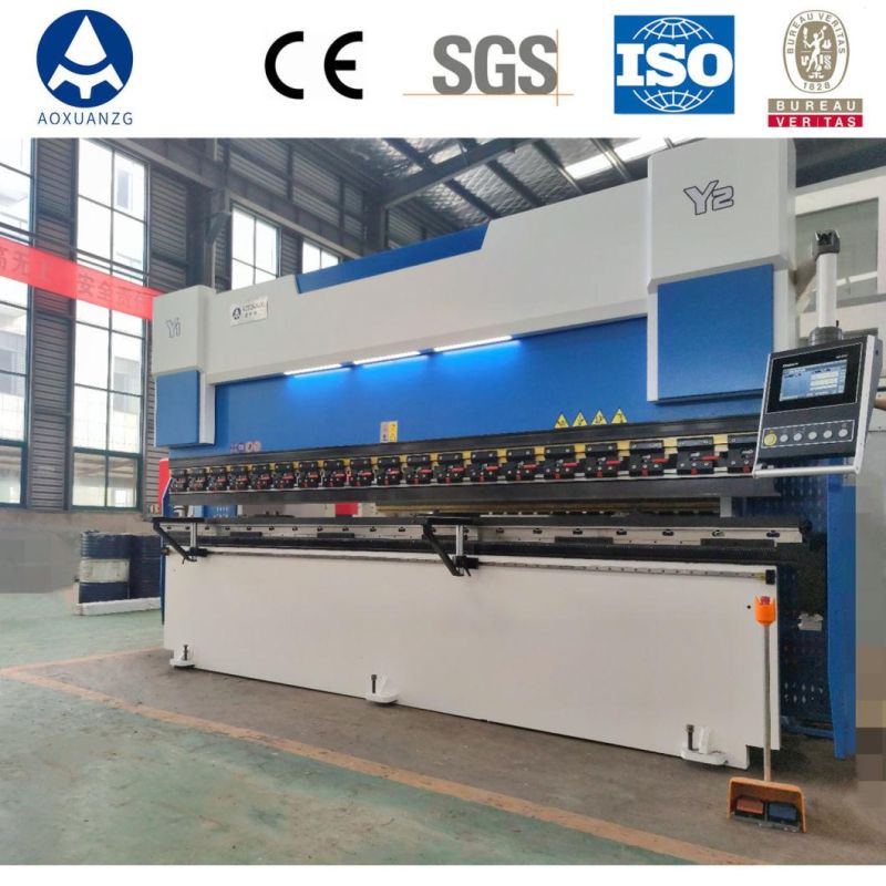 110t 3+1 Axis Hydraulic CNC Sheet Bending Press Brake Machine with Delem Da53t Controller System