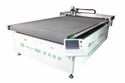 Manufacture Digital Auto Feeding Oscillating Knife Fur Fabric Textile Clothing Cutting Machine