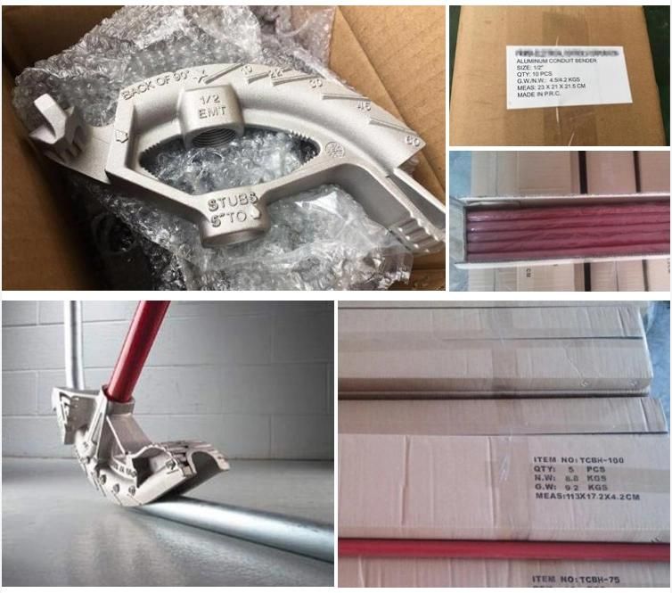 High-Quality Aluminum Conduit Bender "1/2 3/4 1" in Bending Machines for EMT/Rigid/IMC Pipe