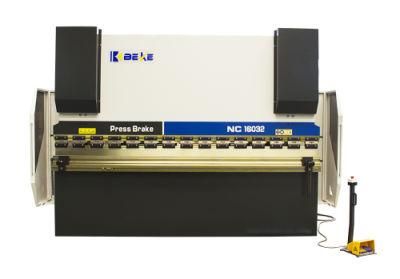 Wc67K 80t3200 Hydraulic Folder Machine Nc Aluminum Plate Folding Machine